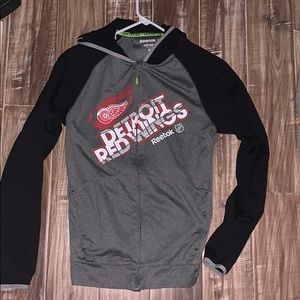 Reebok Detroit Red Wings Full Zip Hoodie